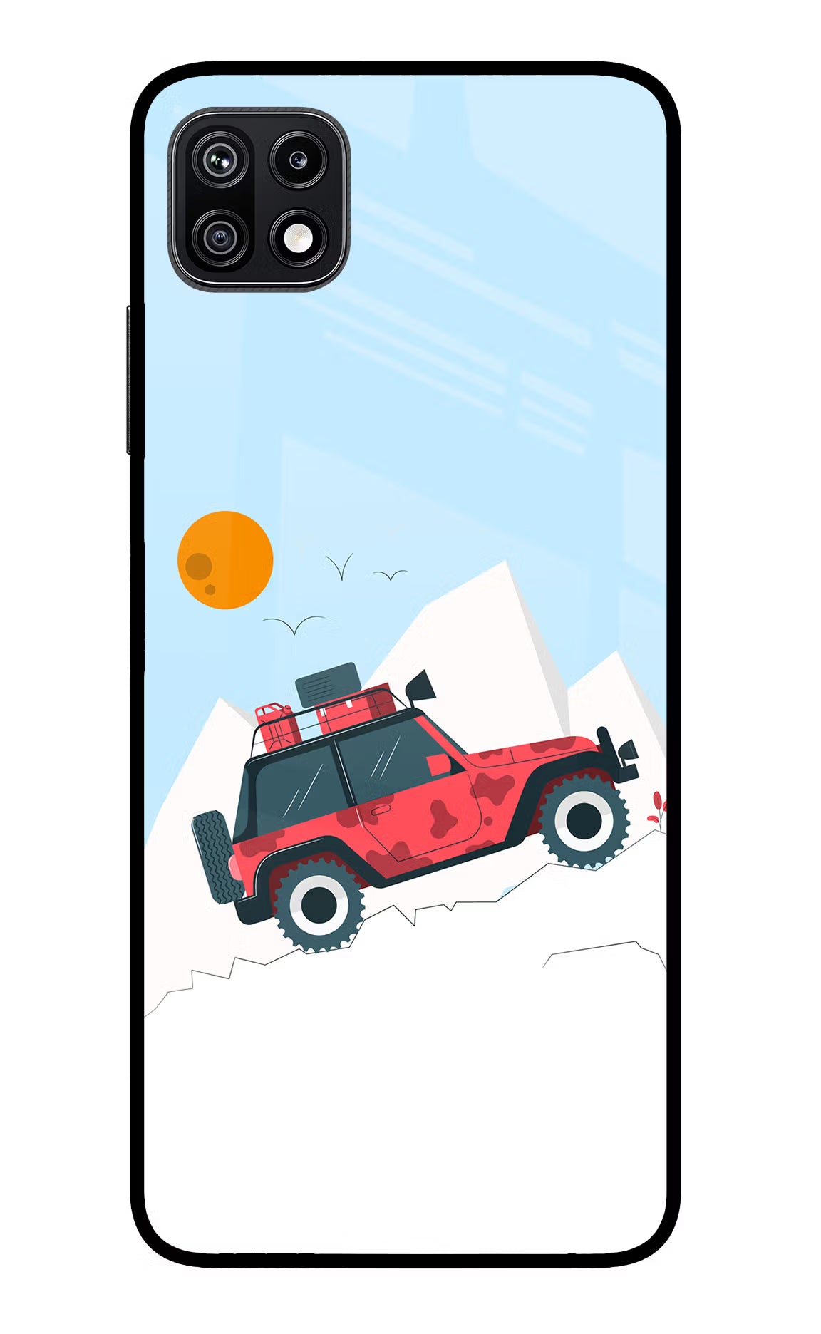 Mountain Trail Beast Samsung F42 5G Glass Case