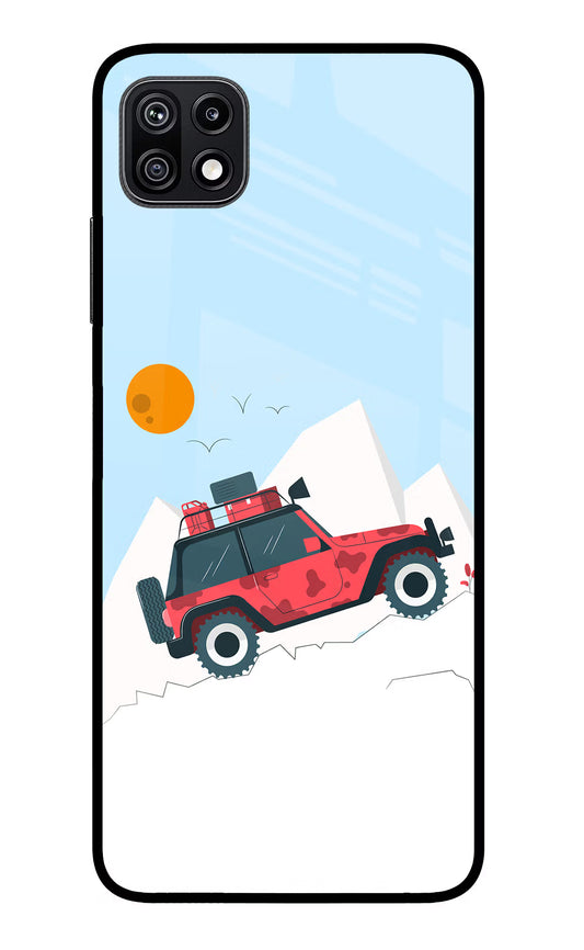 Mountain Trail Beast Samsung F42 5G Glass Case