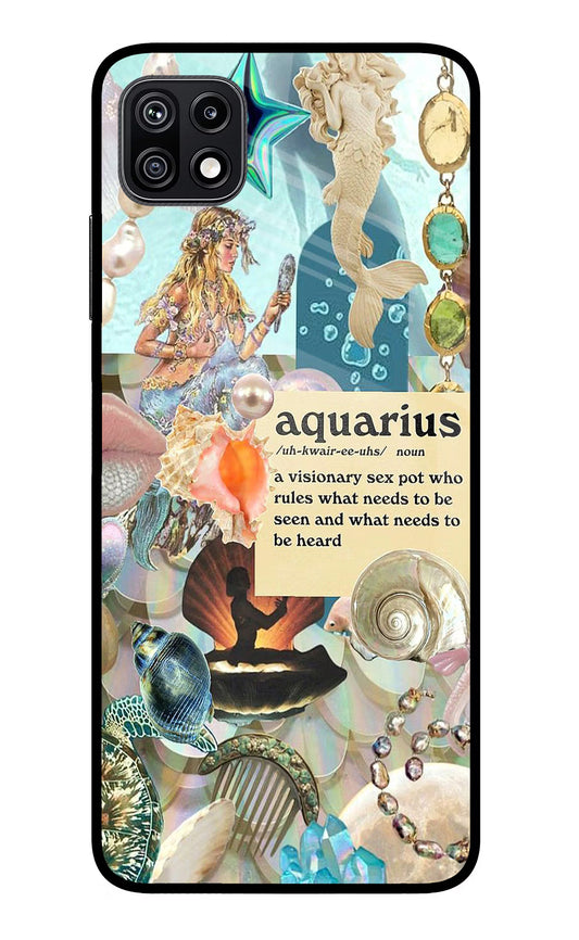 Aquarius Zodiac Samsung F42 5G Glass Case