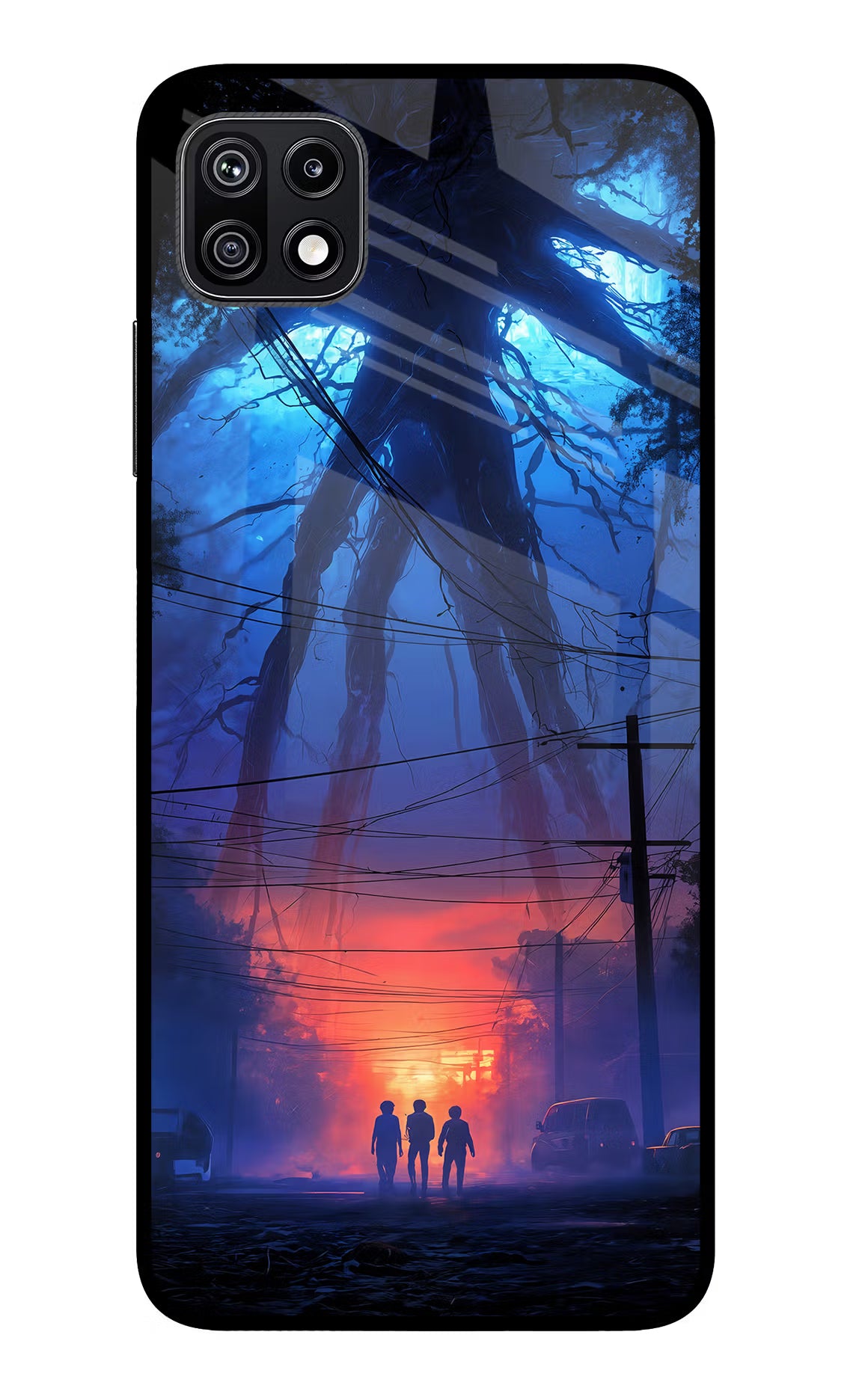 Ordinary Things Shadow Samsung F42 5G Glass Case Back Cover by Casekaro