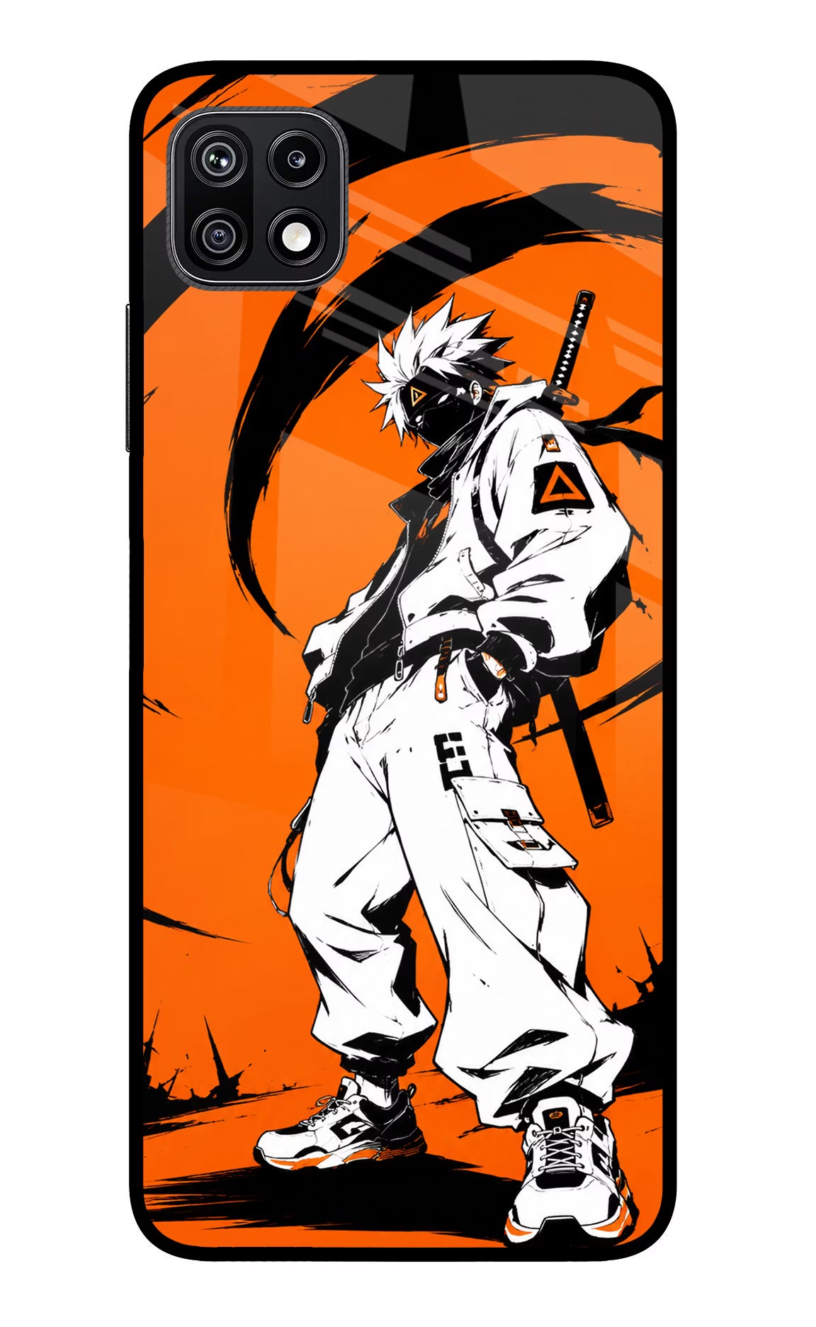 Street Samurai  Samsung F42 5G Glass Case