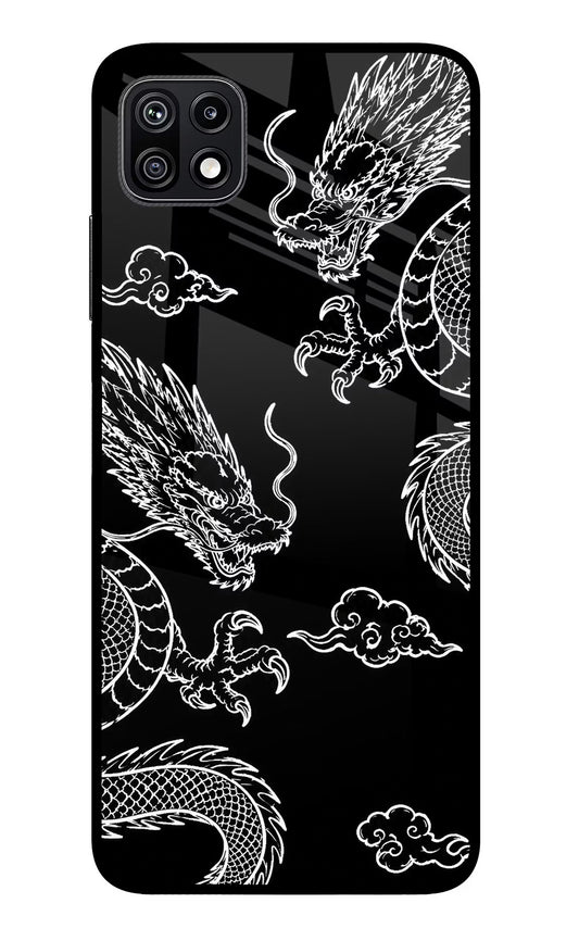 Twin Dragons Samsung F42 5G Glass Case