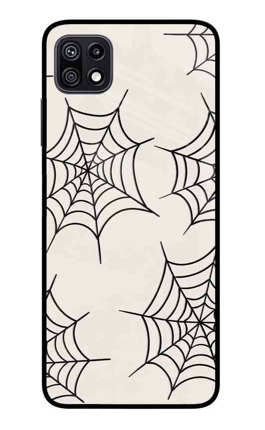 Spider Web Samsung F42 5G Glass Case