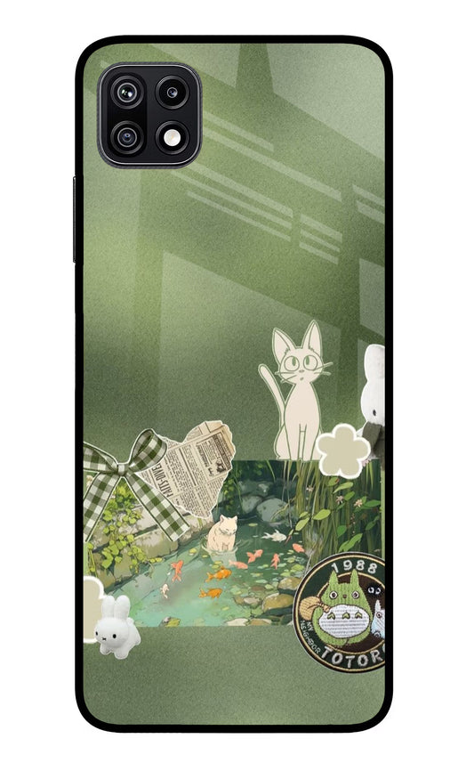 Aesthetic anime Samsung F42 5G Glass Case