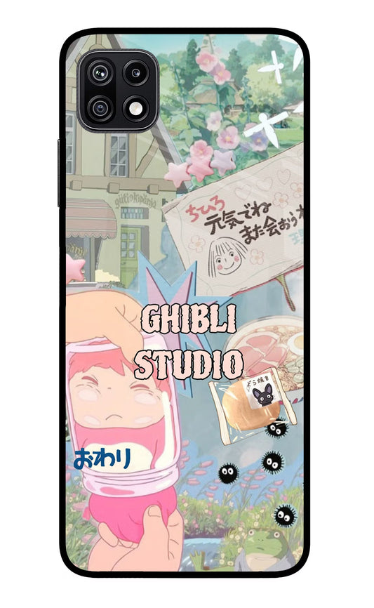 Studio Ghibli Samsung F42 5G Glass Case