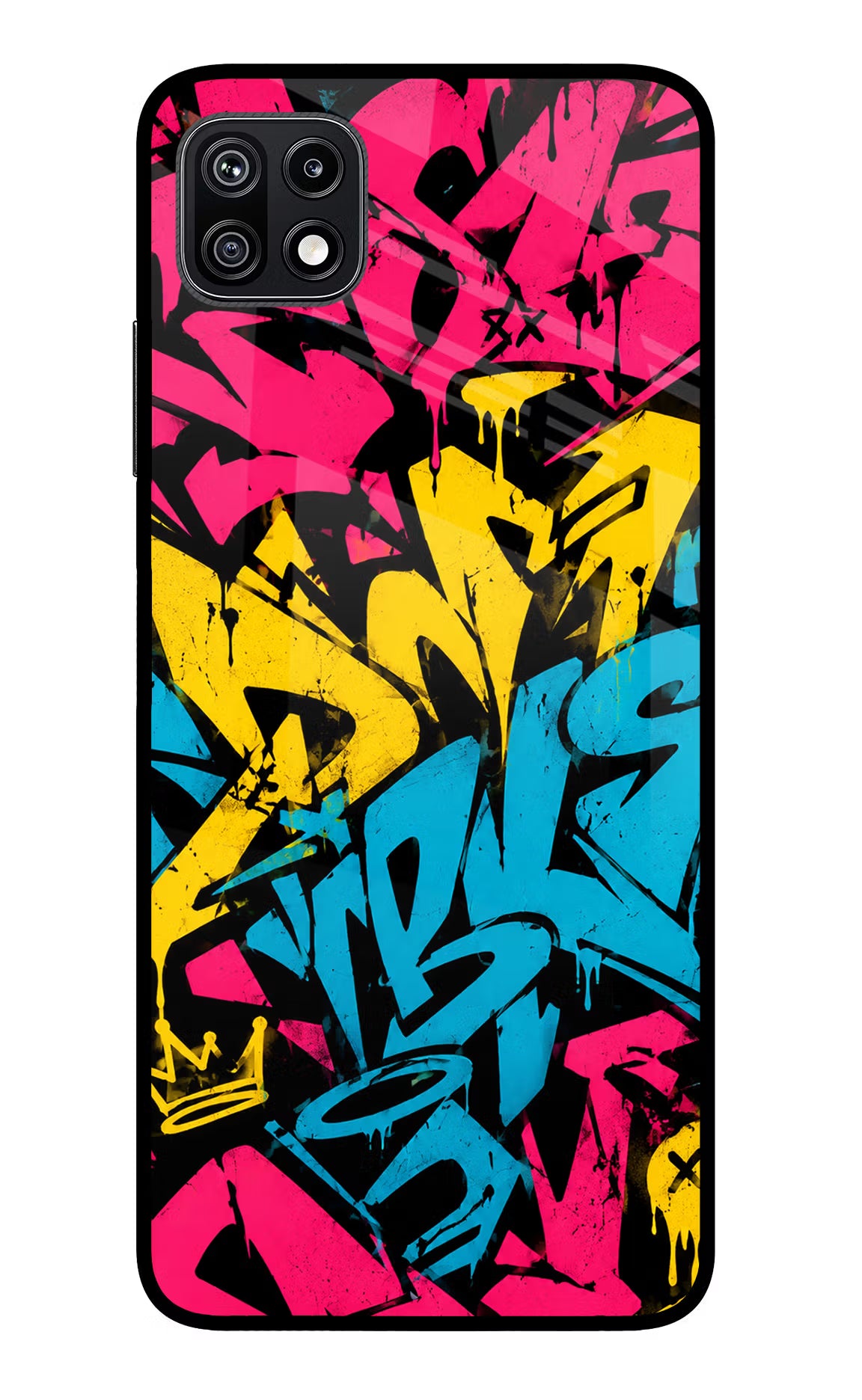 Graffiti Vibe Samsung F42 5G Glass Case