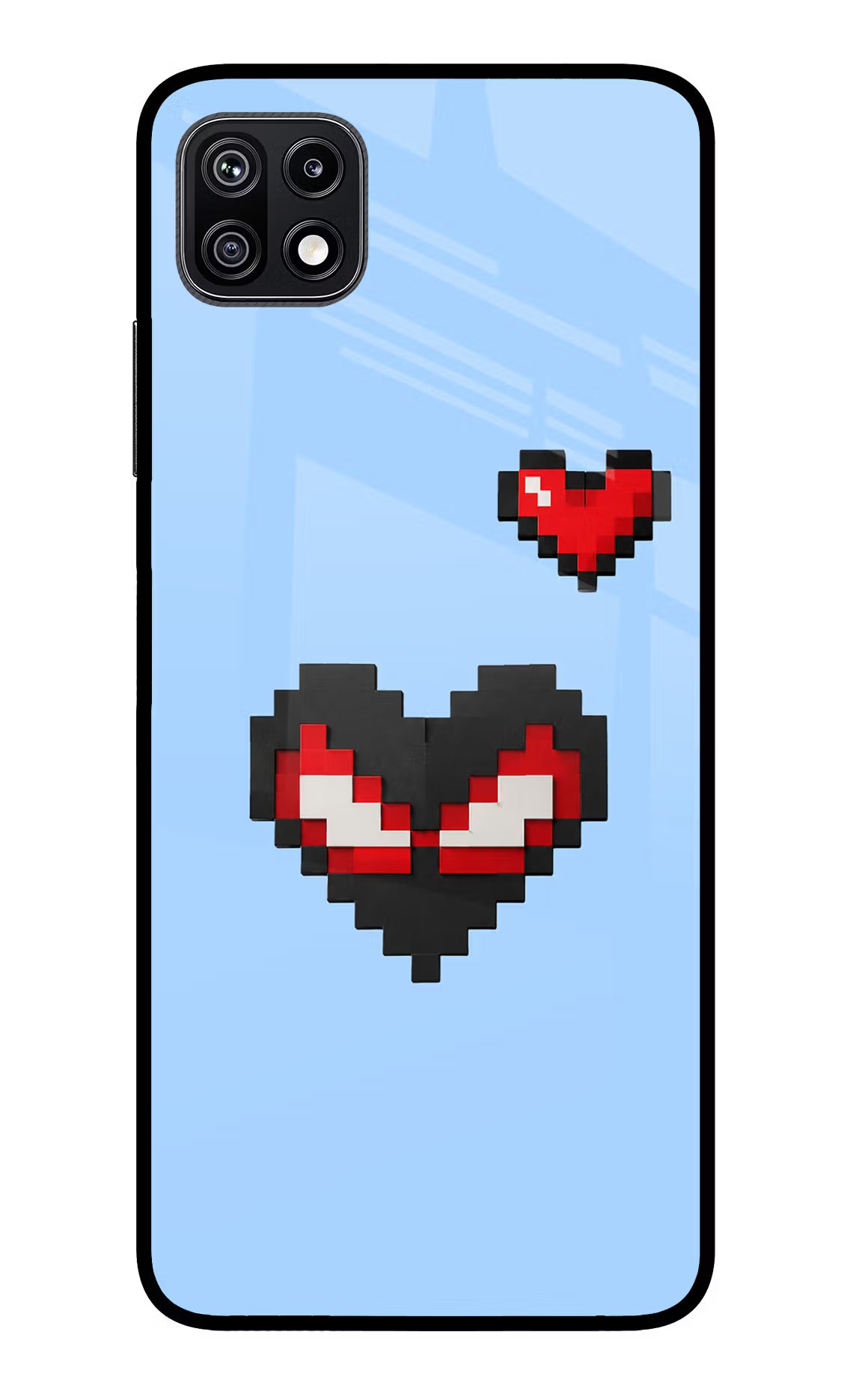 Peter Heart Samsung F42 5G Glass Case