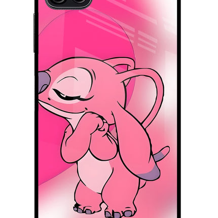 Angel Hug Samsung F42 5G Glass Case Back Cover by Casekaro