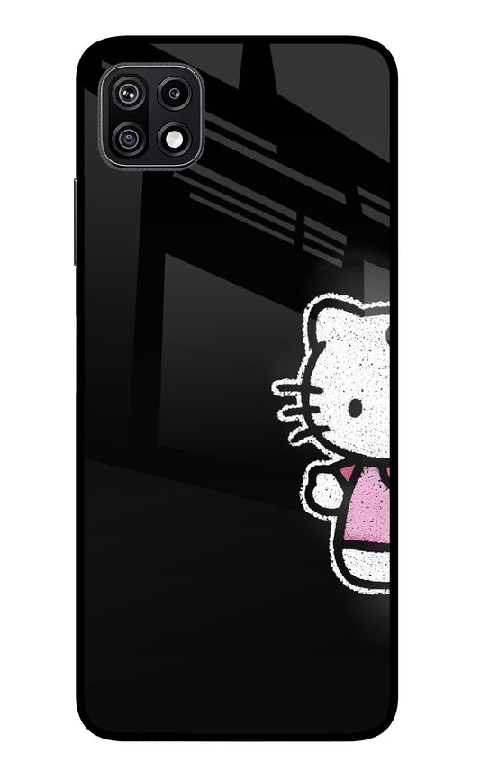 Kitty Charm Samsung F42 5G Glass Case