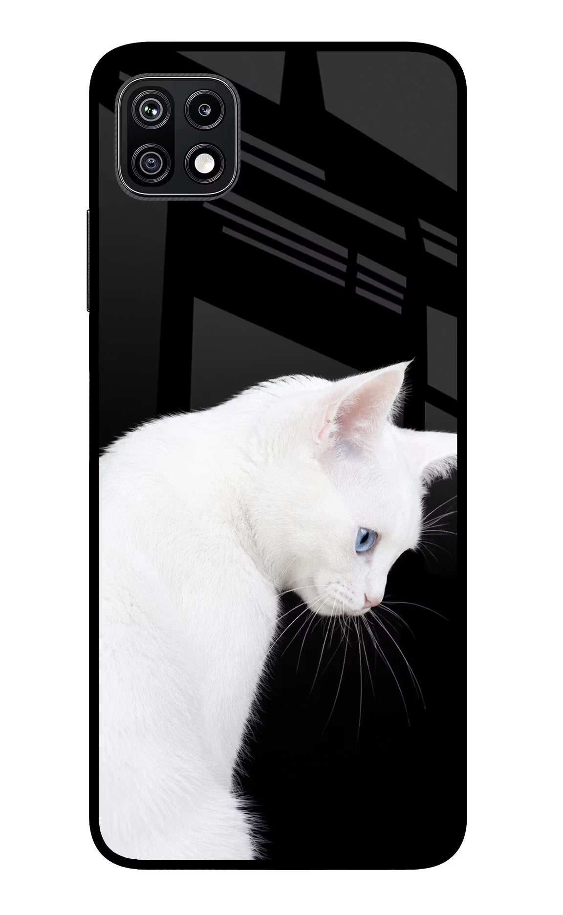 Snow Gaze Samsung F42 5G Glass Case