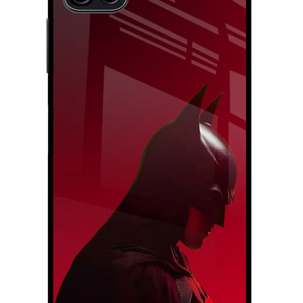 Dark Knight Samsung F42 5G Glass Case Back Cover by Casekaro