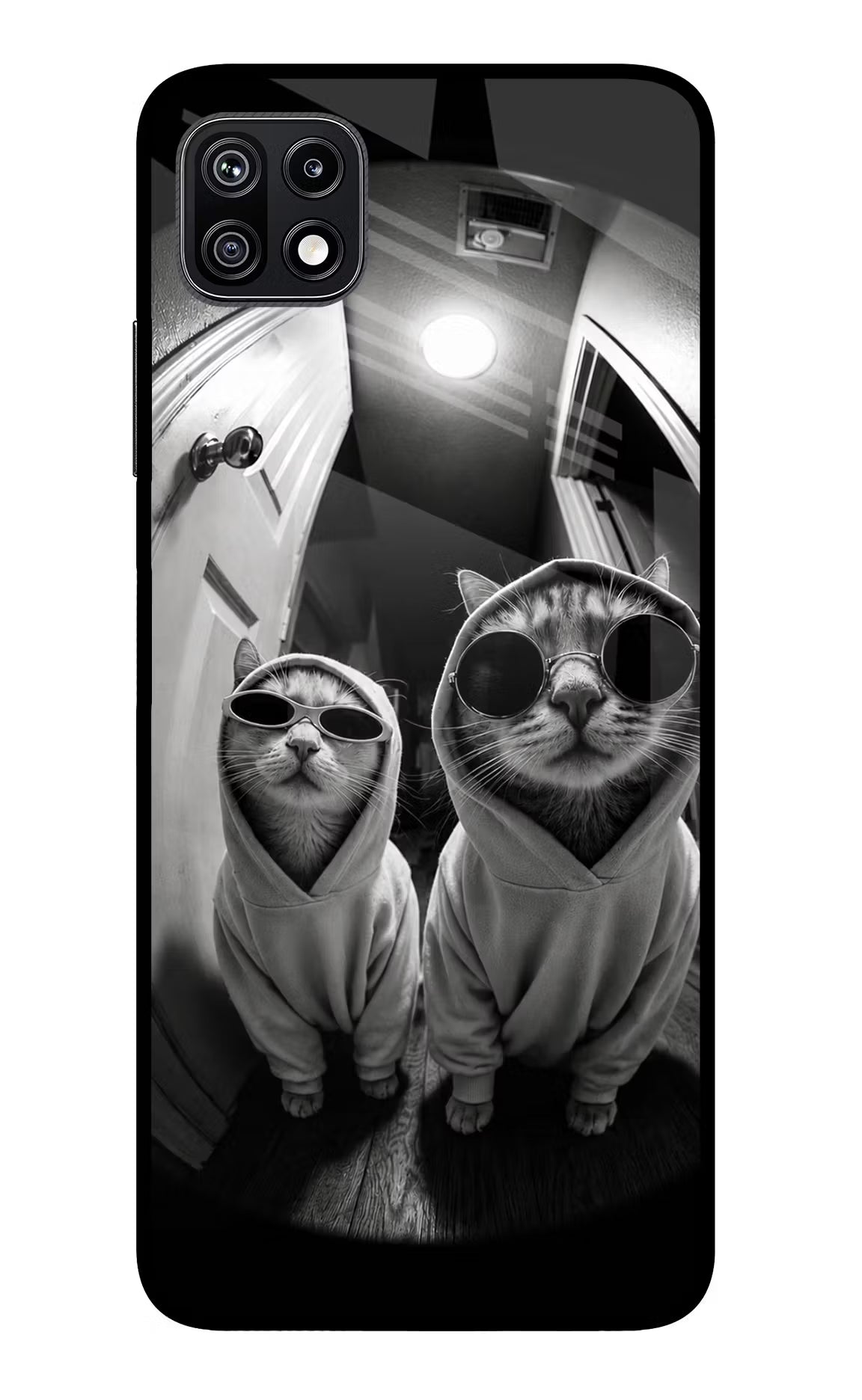 Hood Cats Samsung F42 5G Glass Case