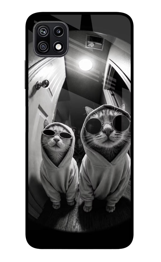 Hood Cats Samsung F42 5G Glass Case