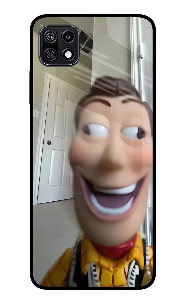Side Eye Woody Samsung F42 5G Glass Case