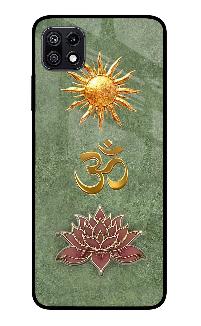 Om & Lotus Samsung F42 5G Glass Case