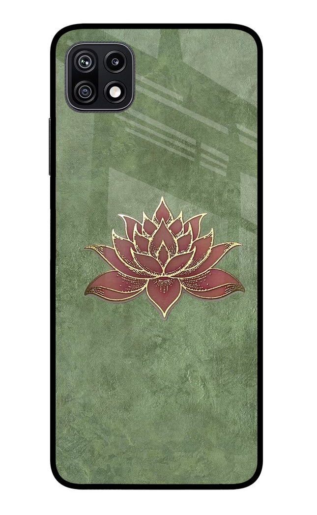 Lotus Grace Samsung F42 5G Glass Case