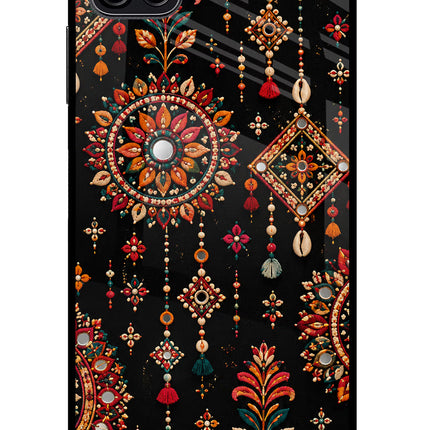 Boho Noir Samsung F42 5G Glass Case