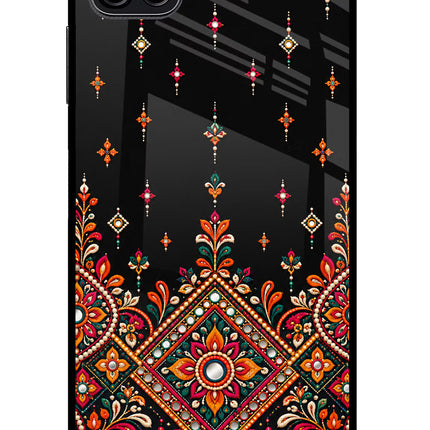 Noir Mehfil Samsung F42 5G Glass Case