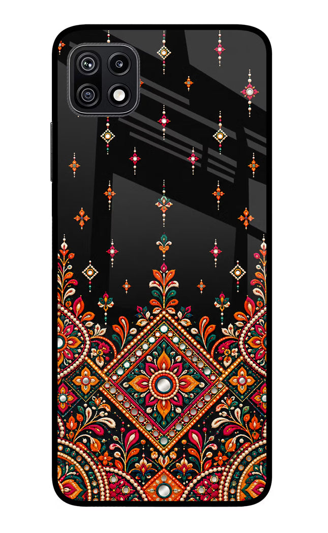 Noir Mehfil Samsung F42 5G Glass Case