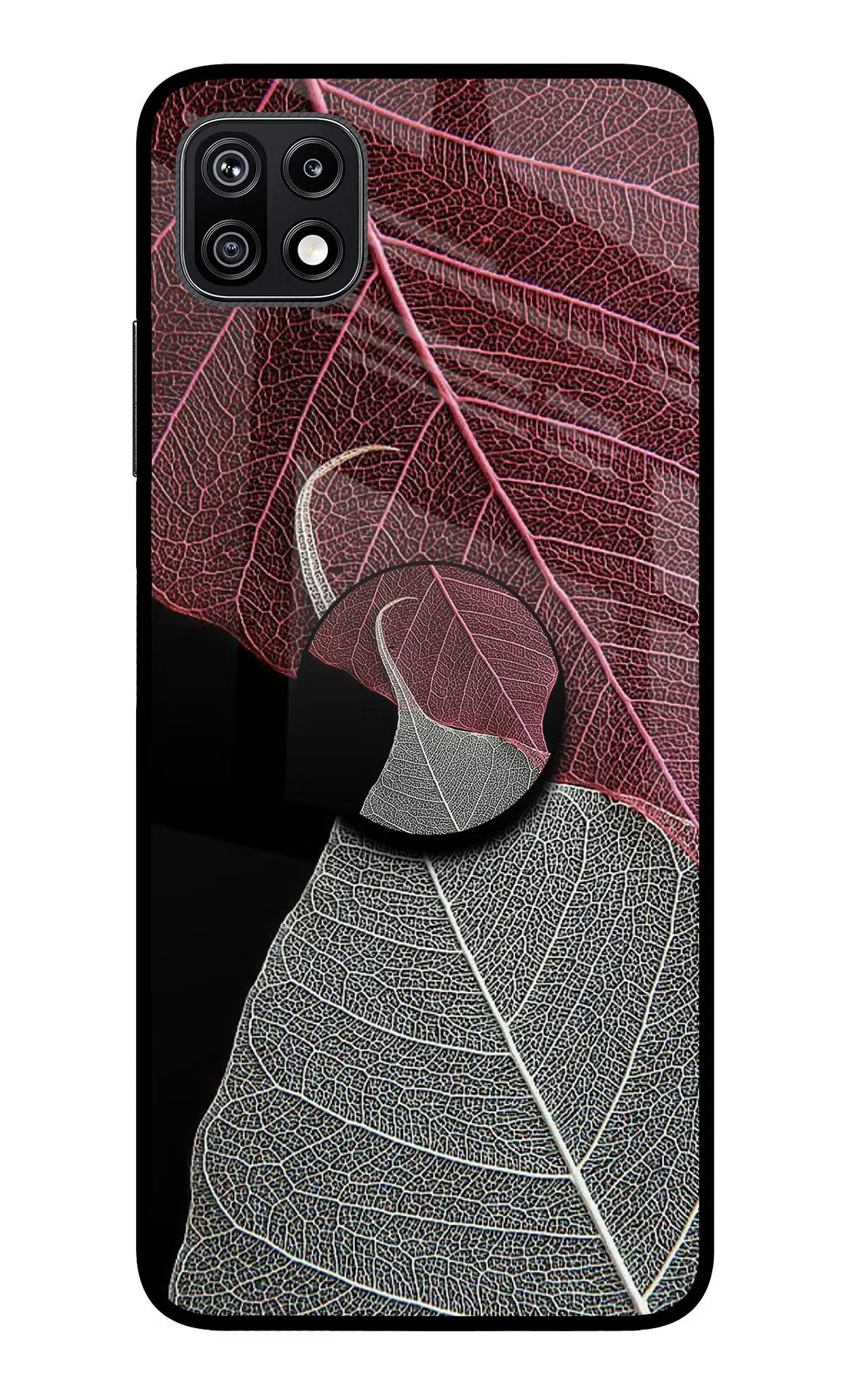 Leaf Pattern Samsung F42 5G Pop Case by Casekaro