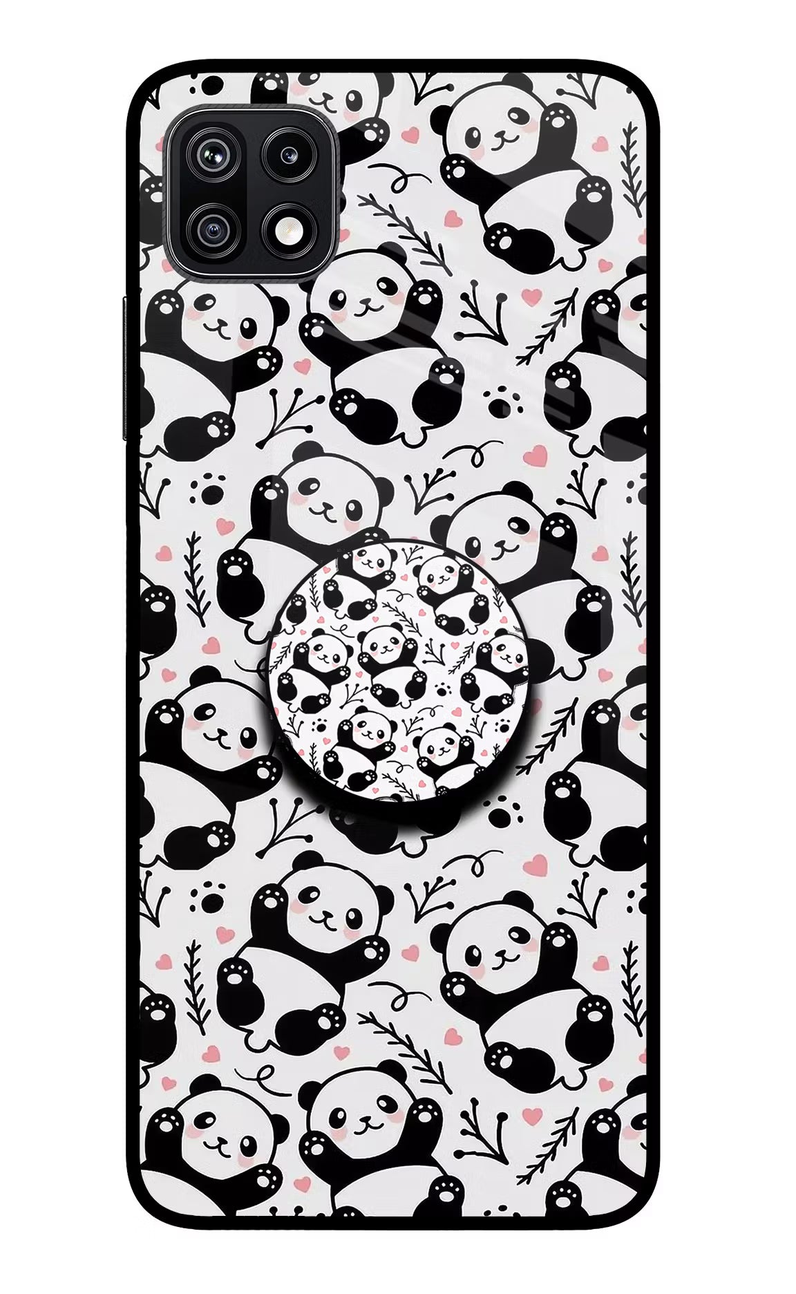 Cute Panda Samsung F42 5G Pop Case by Casekaro
