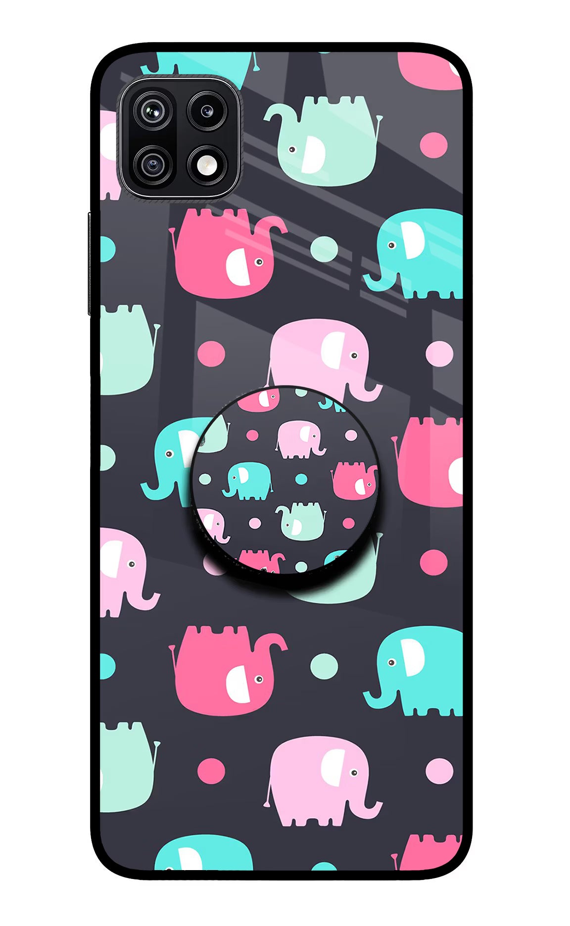 Baby Elephants Samsung F42 5G Pop Case by Casekaro