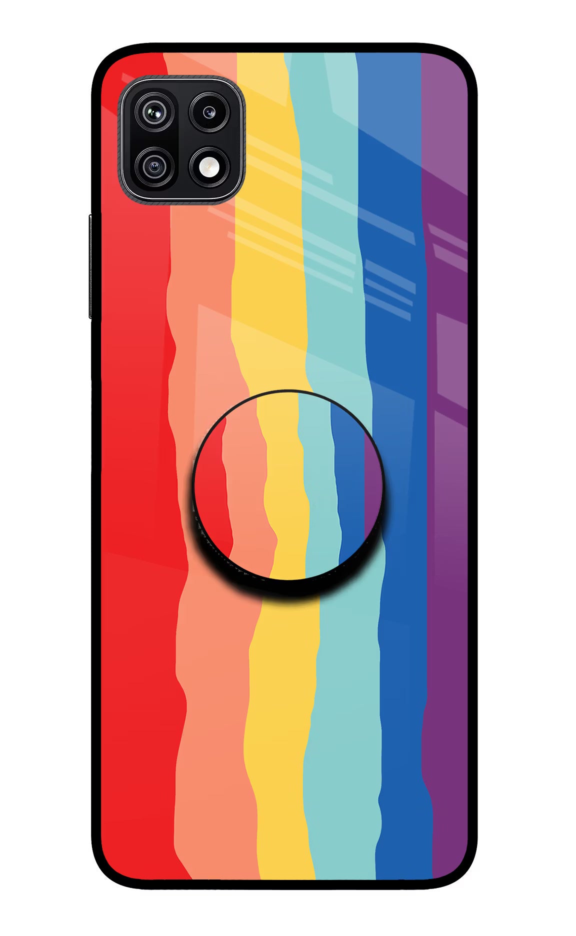 Rainbow Samsung F42 5G Pop Case by Casekaro
