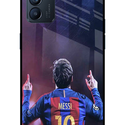 Messi Oppo Reno6 5G Glass Case Back Cover by Casekaro
