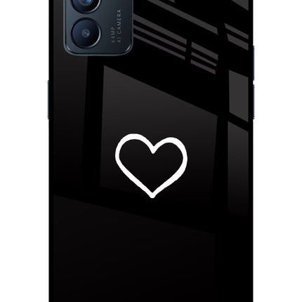 Heart Oppo Reno6 5G Glass Case Back Cover by Casekaro