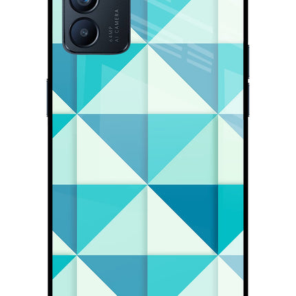 Abstract Oppo Reno6 5G Glass Case Back Cover by Casekaro