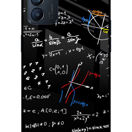 Mathematics Formula Oppo Reno6 5G Glass Case Back Cover by Casekaro