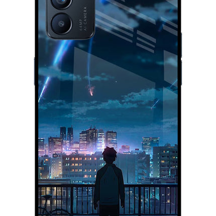 Anime Oppo Reno6 5G Glass Case Back Cover by Casekaro