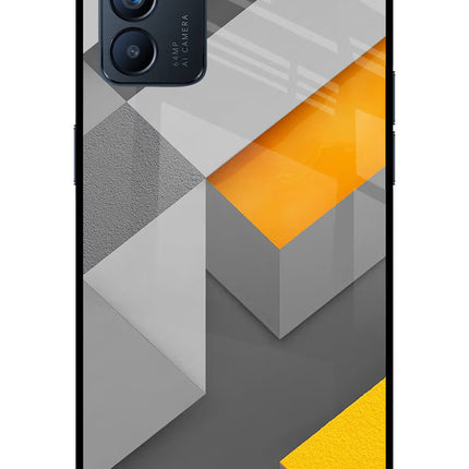 Abstract Oppo Reno6 5G Glass Case