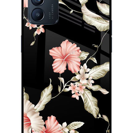 Flowers Oppo Reno6 5G Glass Case Back Cover by Casekaro