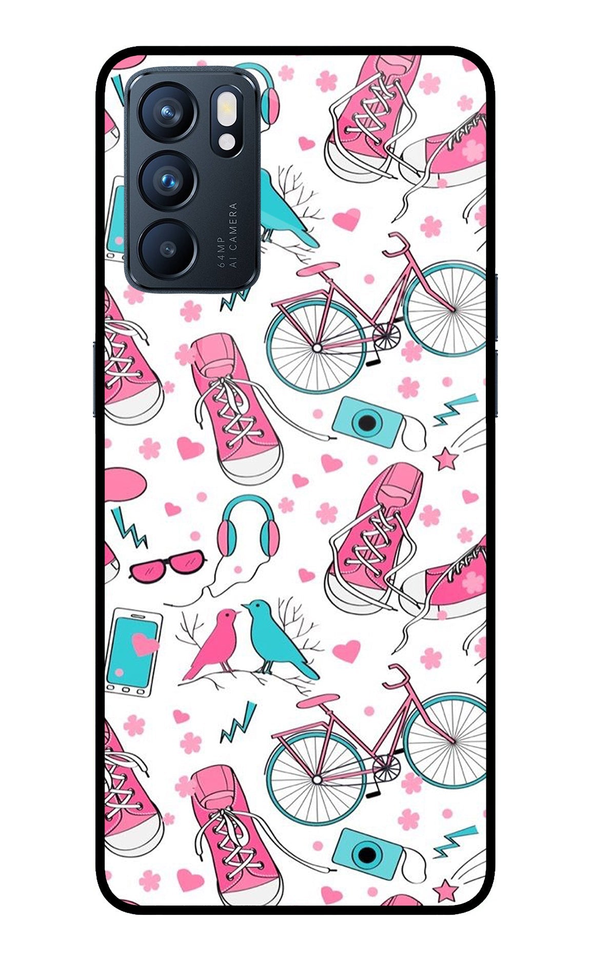 Artwork Oppo Reno6 5G Glass Case