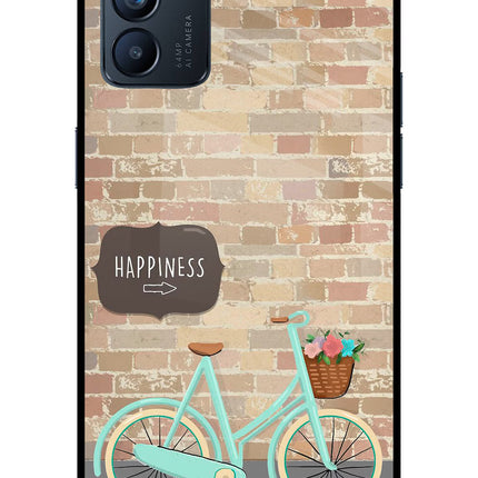 Happiness Artwork Oppo Reno6 5G Glass Case Back Cover by Casekaro