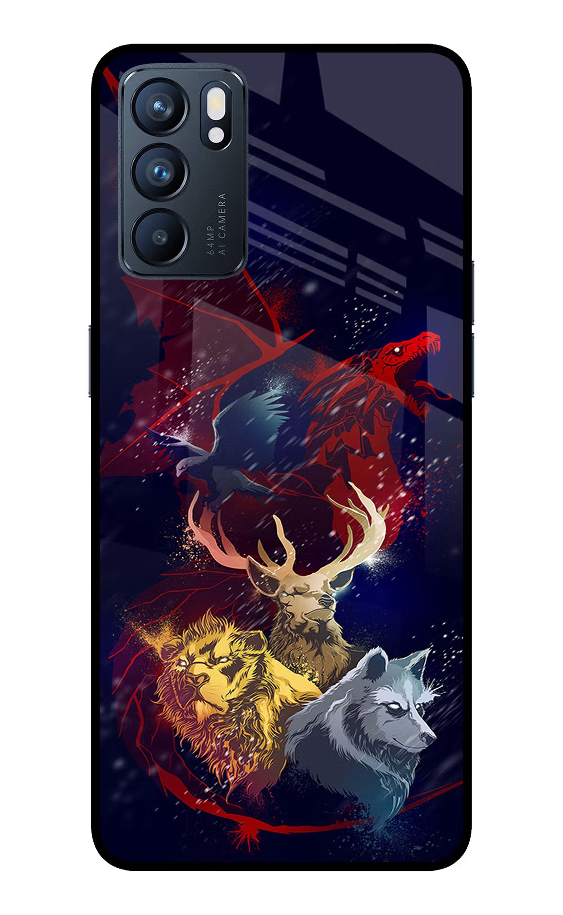 Game Of Thrones Oppo Reno6 5G Glass Case