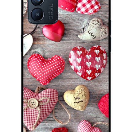 Love Wallpaper Oppo Reno6 5G Glass Case Back Cover by Casekaro