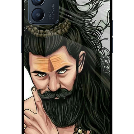 Mahadev Oppo Reno6 5G Glass Case Back Cover by Casekaro