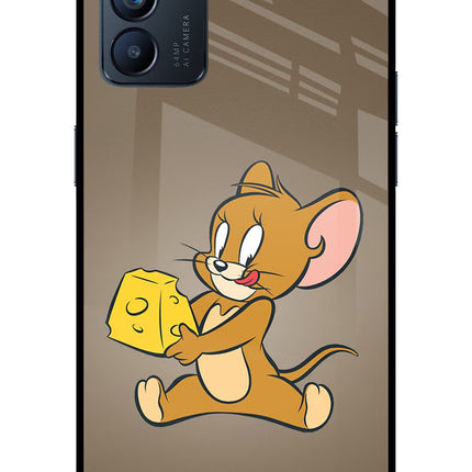 Jerry Oppo Reno6 5G Glass Case Back Cover by Casekaro