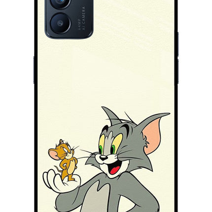 Tom & Jerry Oppo Reno6 5G Glass Case
