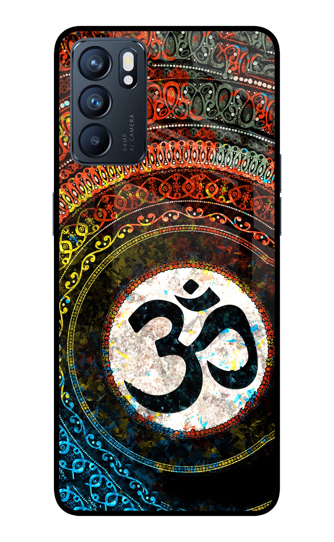 Om Cultural Oppo Reno6 5G Glass Case