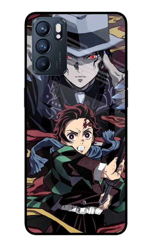 Demon Slayer Oppo Reno6 5G Glass Case