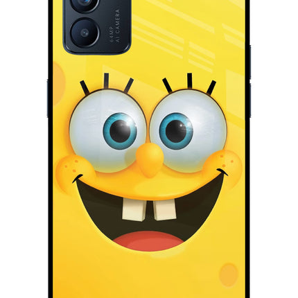 Sponge 1 Oppo Reno6 5G Glass Case Back Cover by Casekaro