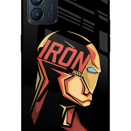 IronMan Oppo Reno6 5G Glass Case Back Cover by Casekaro