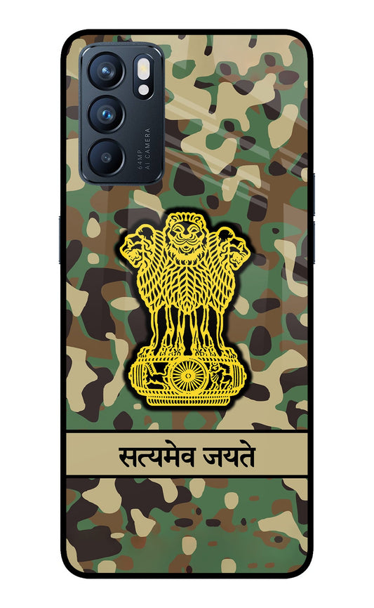 Satyamev Jayate Army Oppo Reno6 5G Glass Case