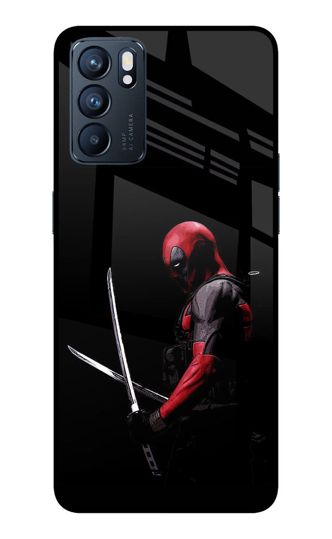 Deadpool Oppo Reno6 5G Glass Case