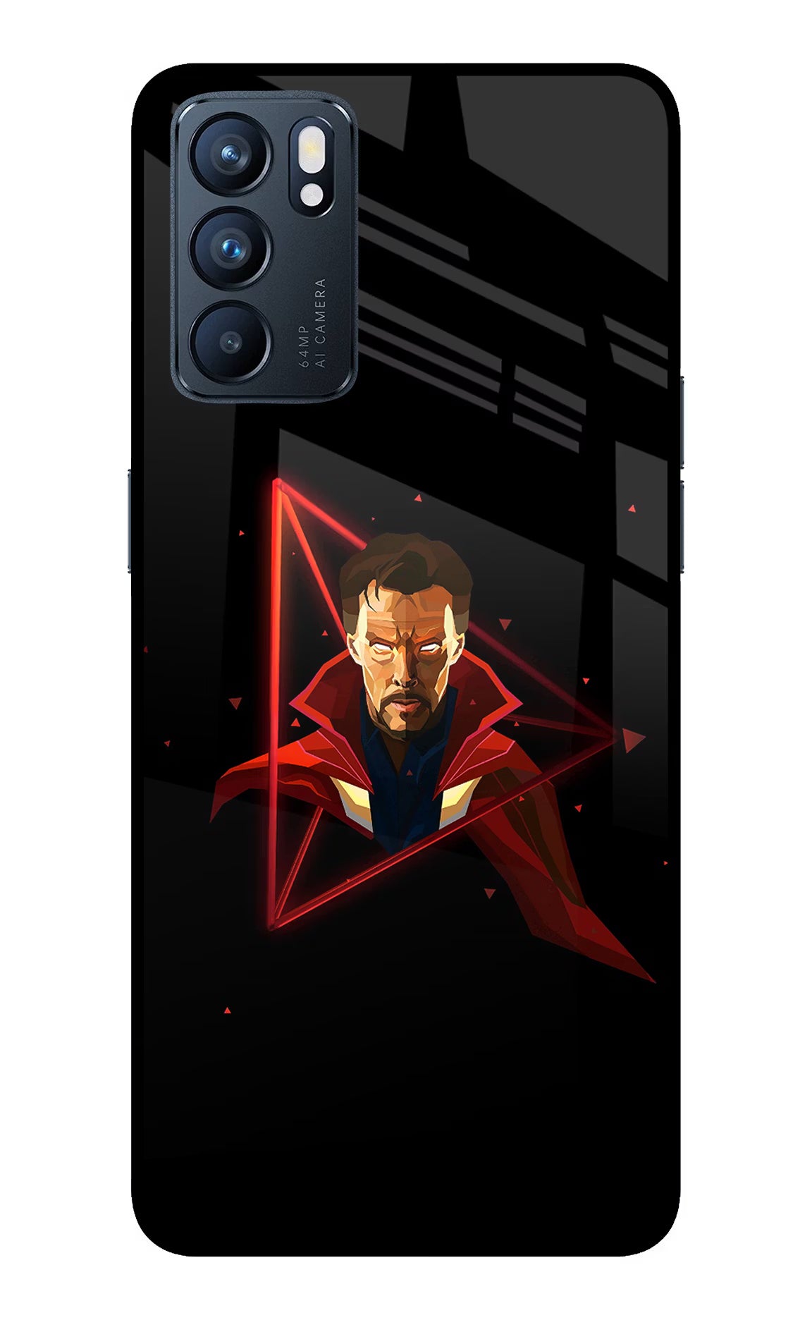 Doctor Ordinary Oppo Reno6 5G Glass Case Back Cover by Casekaro