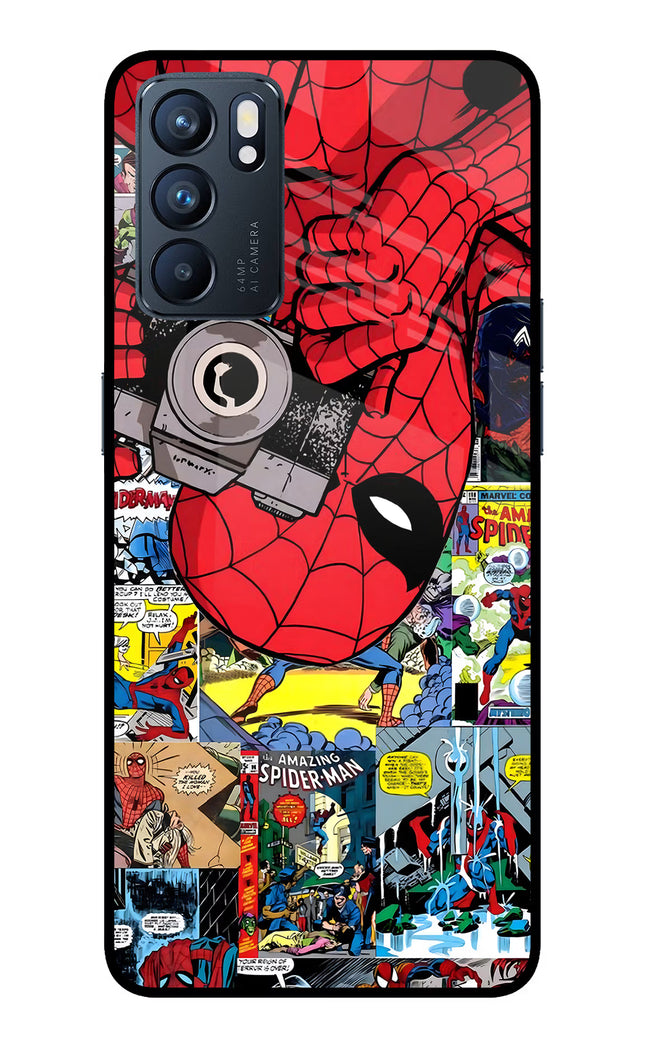 Spider Man Oppo Reno6 5G Glass Case