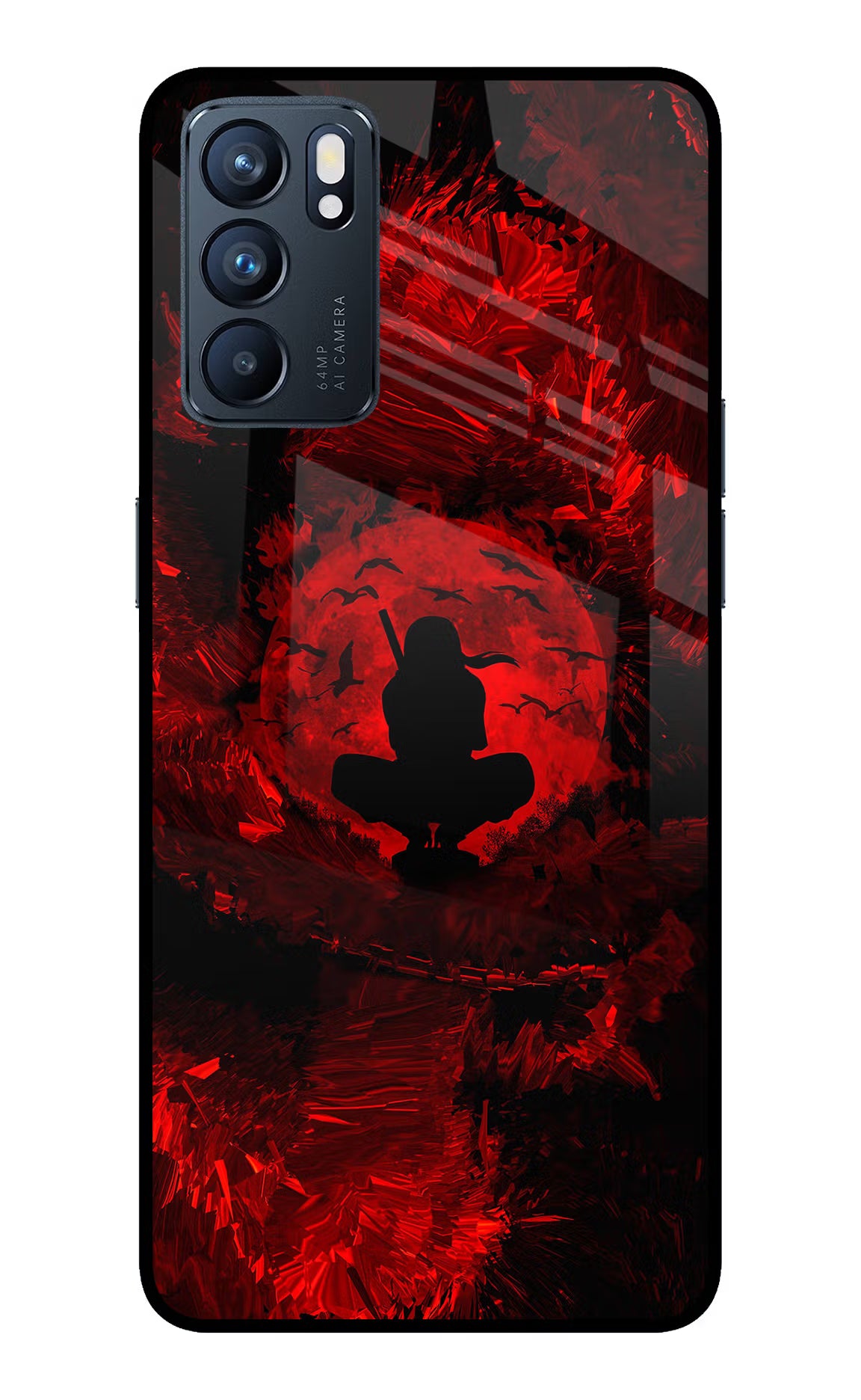 Itachi Uchiha Oppo Reno6 5G Glass Case